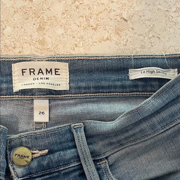 Frame Denim Women's Light Blue Skinny Jeans - Picture 2 of 3